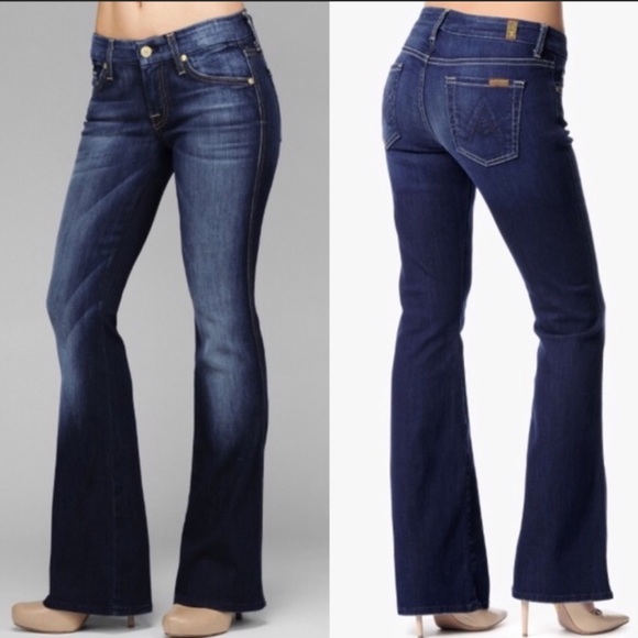 7 For All Mankind ‘A’ Pocket Bootcut Jeans EUC 25 - Picture 2 of 8